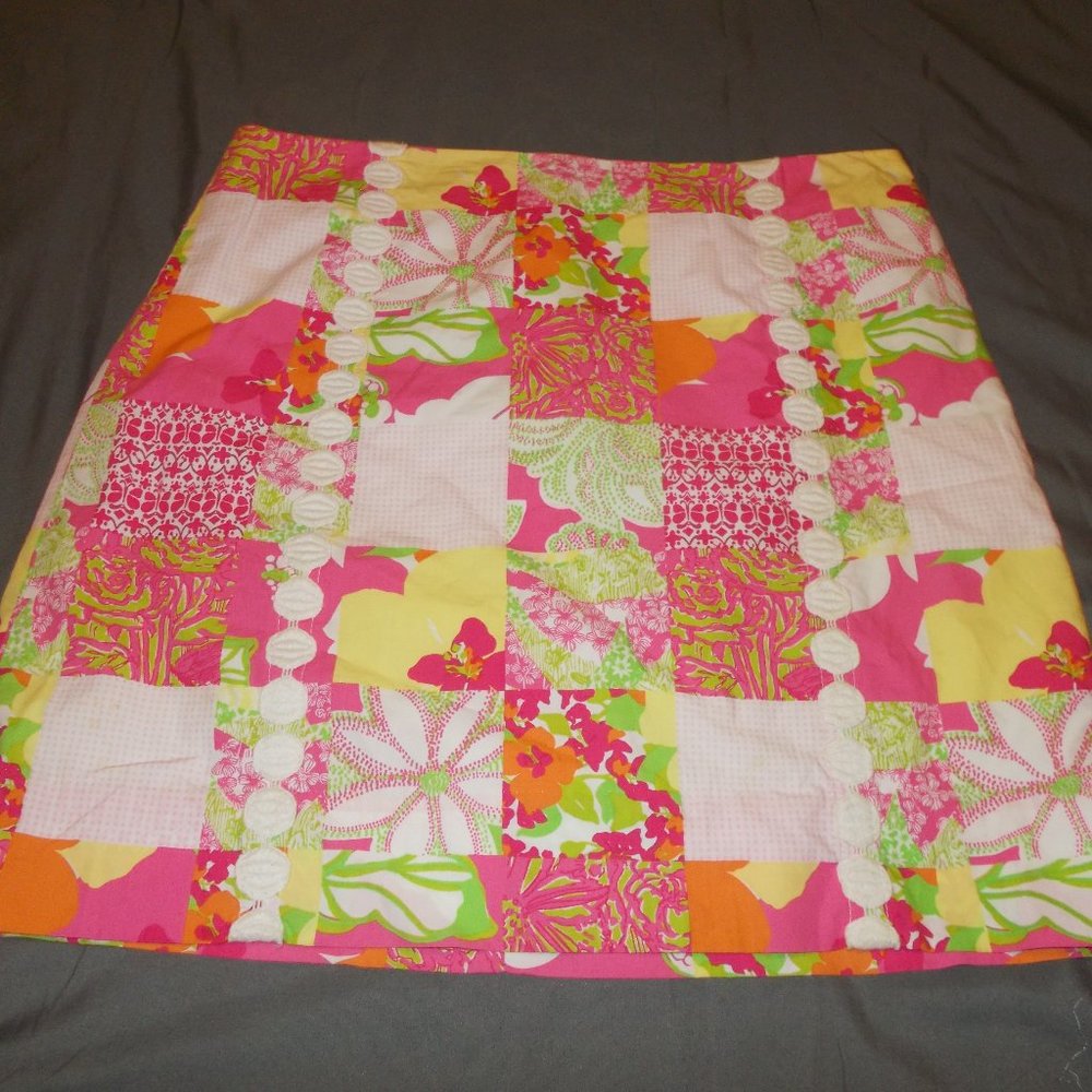 Lilly Pulitzer Scudder Skirt Multi Color Size 8